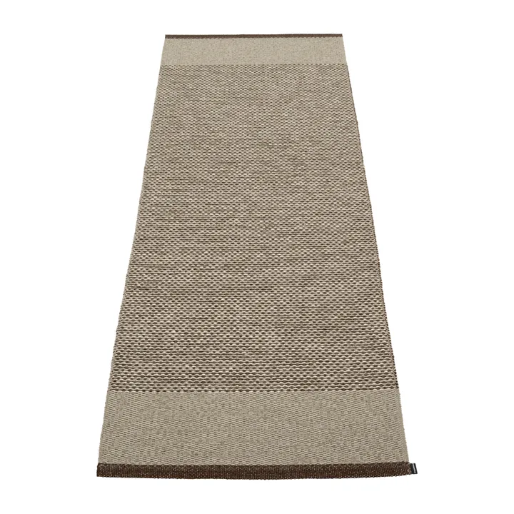 Edit plastmatta 70x200 cm - Dark Brown - Pappelina