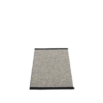 Effi badrumsmatta - black/warm grey/vanilla, 60x85 cm - Pappelina