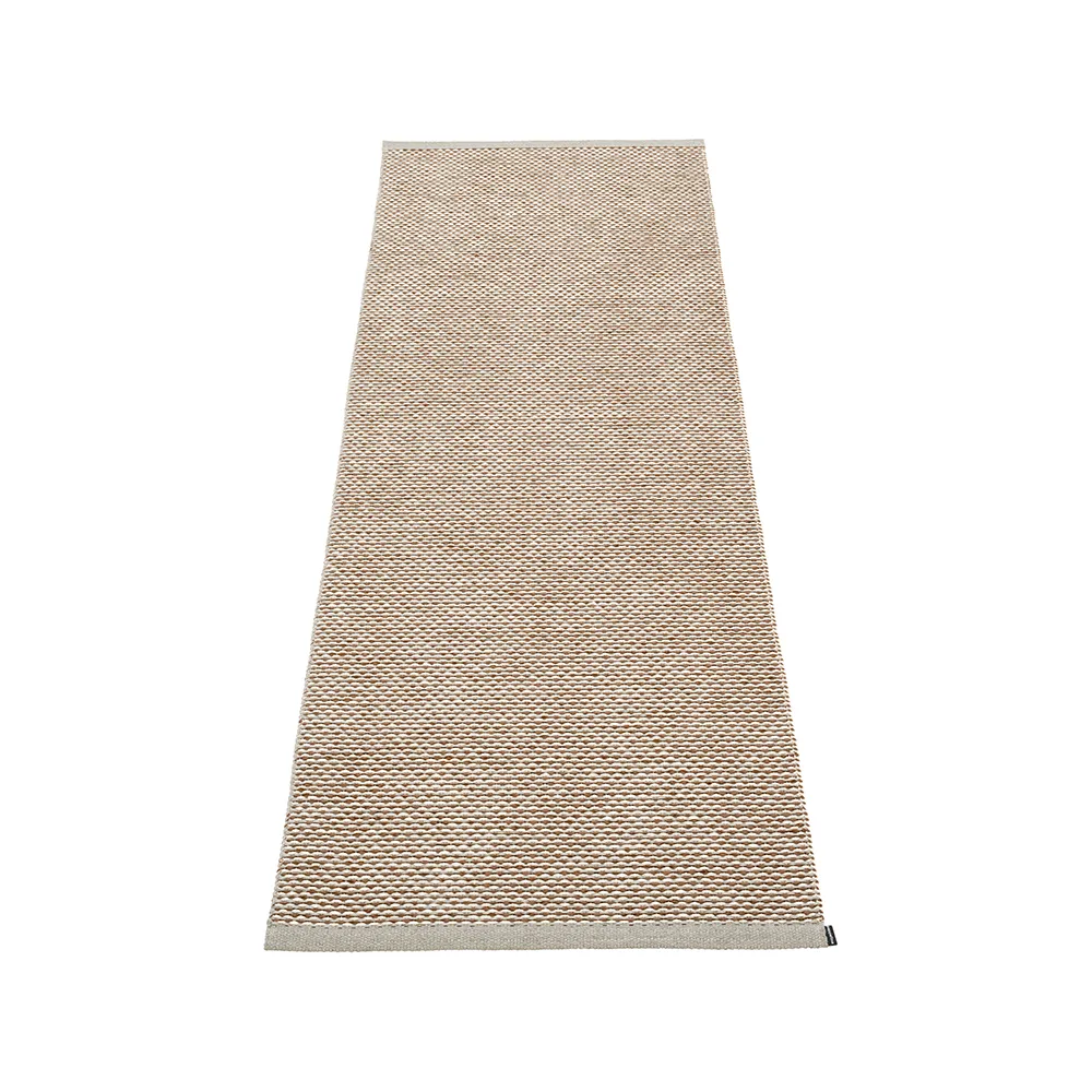 Effi gångmatta, warm grey/brown/vanilla, 85x160 cm Pappelina