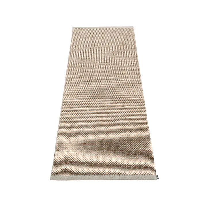Effi gångmatta - warm grey/brown/vanilla, 85x160 cm - Pappelina