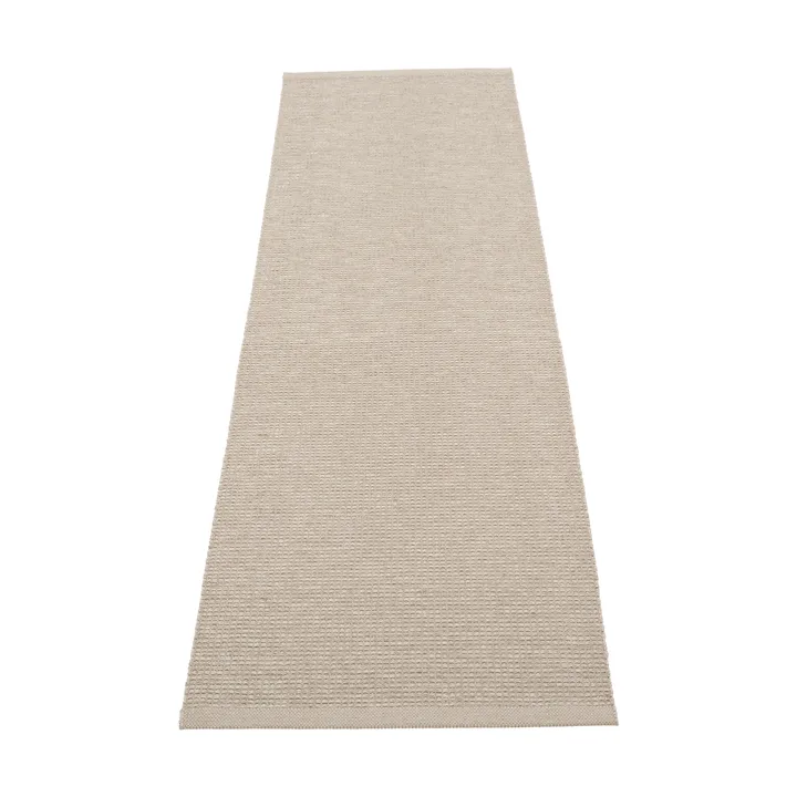 Emm Metallic matta - Linen-linen, 70x240 cm - Pappelina