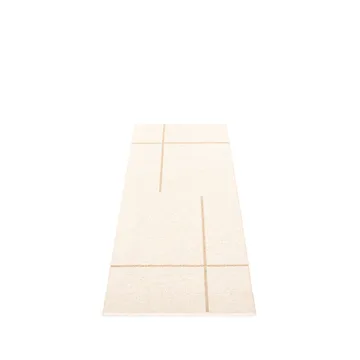 Fred gångmatta - beige, 70x180 cm - Pappelina