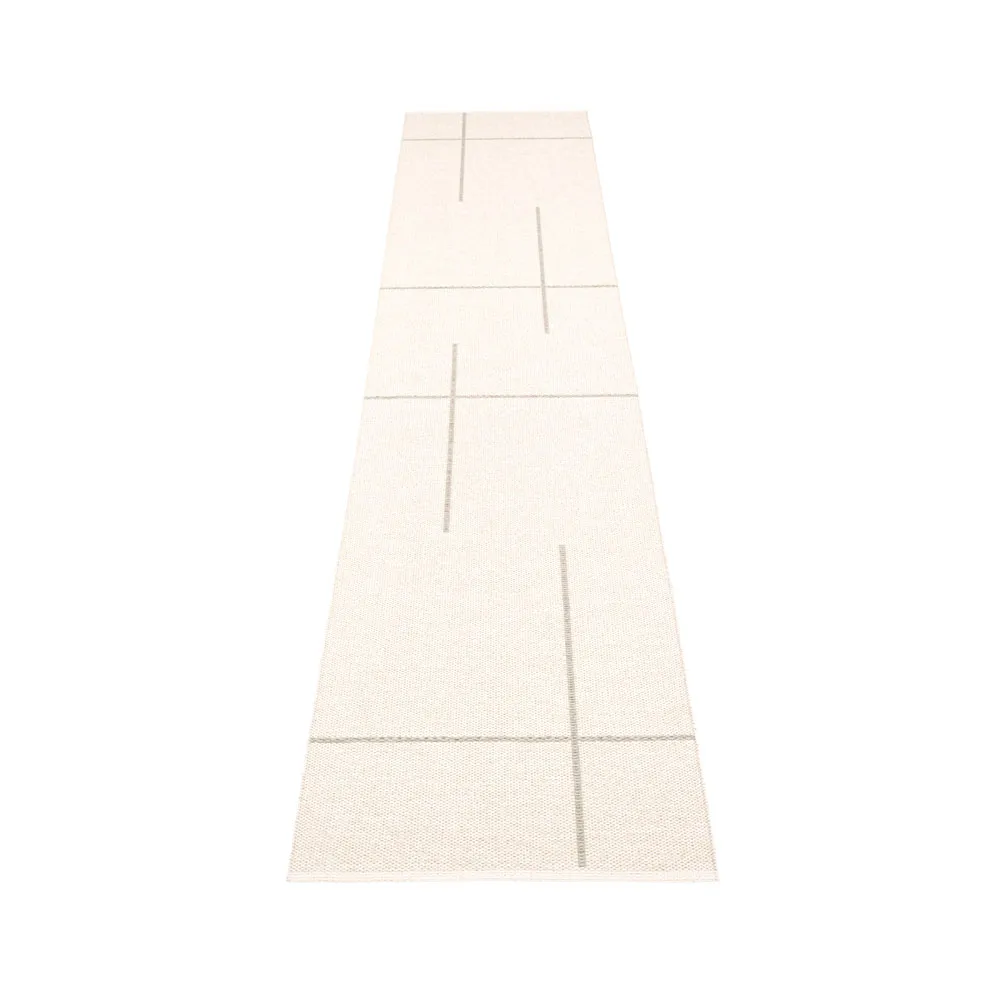 Fred gångmatta, linen, 70x360 cm Pappelina