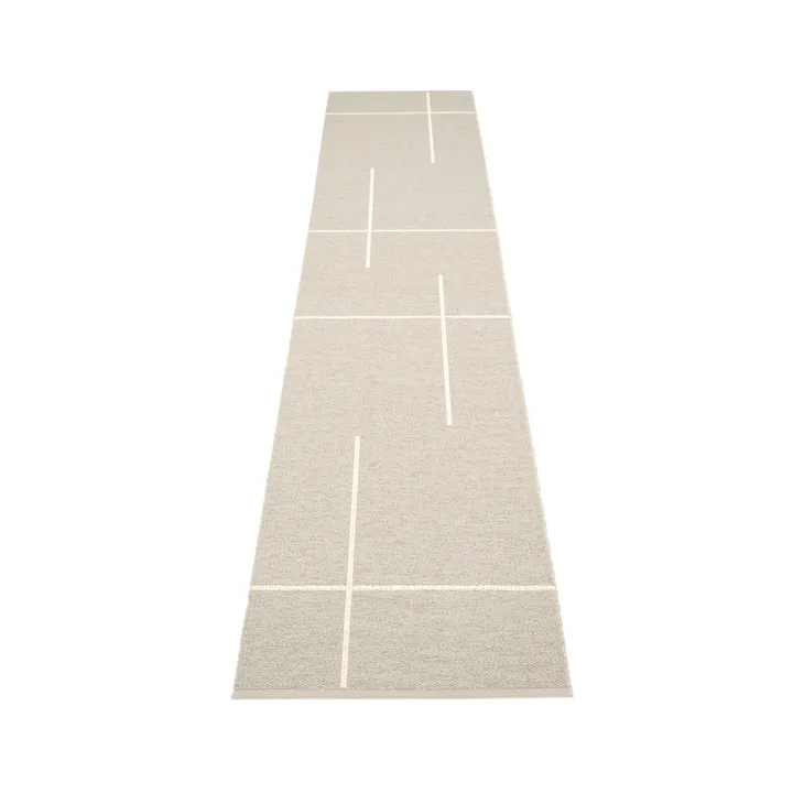 Fred gångmatta - linen, 70x360 cm - Pappelina