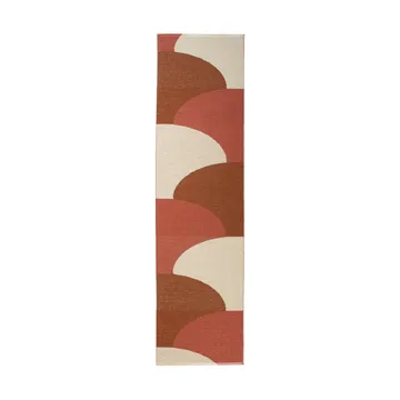 Hill matta - Brick-rust-cream 270x70 cm - Pappelina