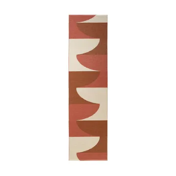 Hill matta - Brick-rust-cream 270x70 cm - Pappelina
