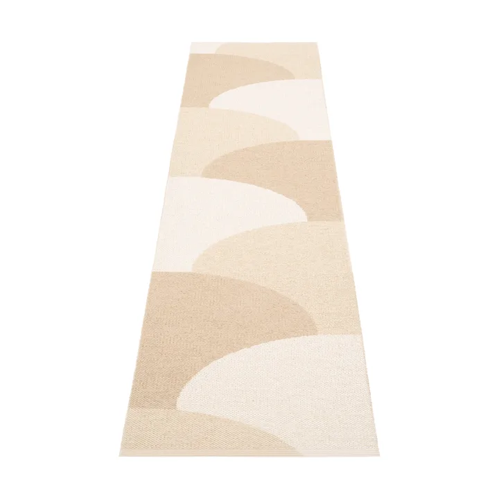 Hill matta - Vanilla-beige-cream 270x70 cm - Pappelina