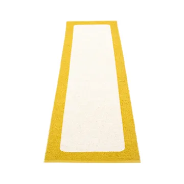 Ilda gångmatta - mustard, 70x240 cm - Pappelina