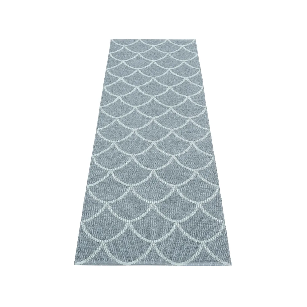 Kotte gångmatta, blue fog/dove blue, 70x225 cm Pappelina
