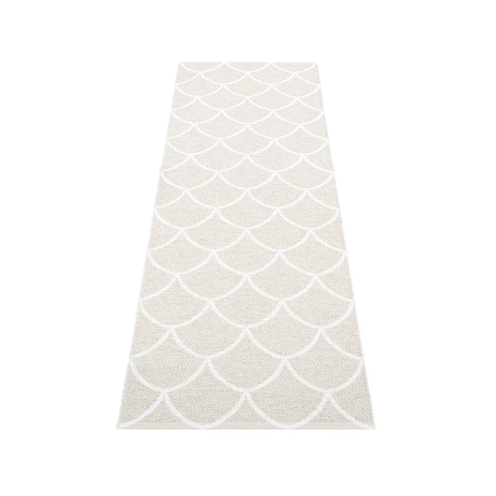 Kotte gångmatta, fossil grey/white, 70x150 cm Pappelina