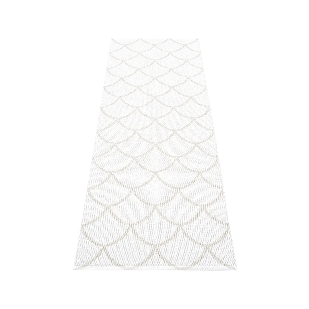 Kotte gångmatta, fossil grey/white, 70x225 cm Pappelina