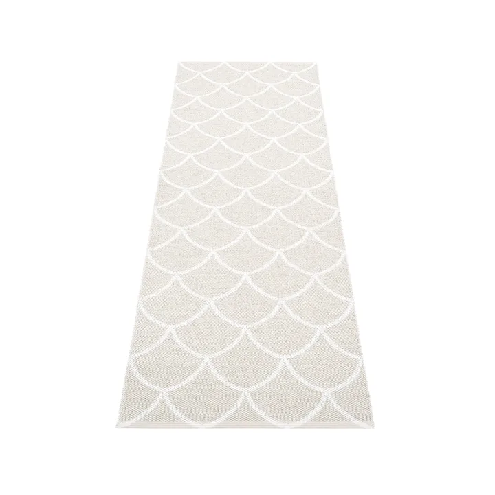 Kotte gångmatta - fossil grey/white, 70x300 cm - Pappelina