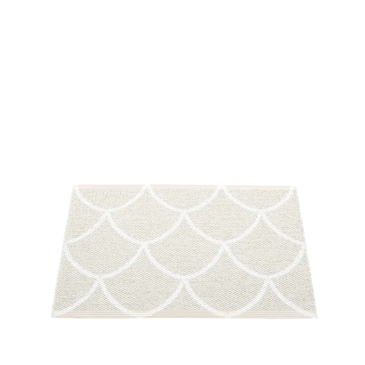 Kotte gångmatta - fossil grey/white, 70x50 cm - Pappelina
