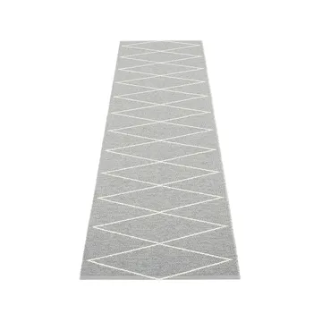 Max gångmatta - grey/vanilla, 70x240 cm - Pappelina