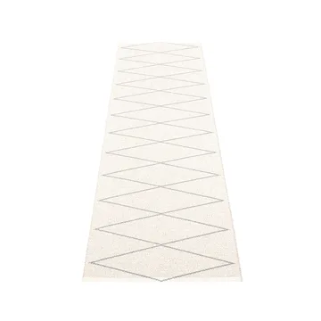 Max gångmatta - grey/vanilla, 70x240 cm - Pappelina