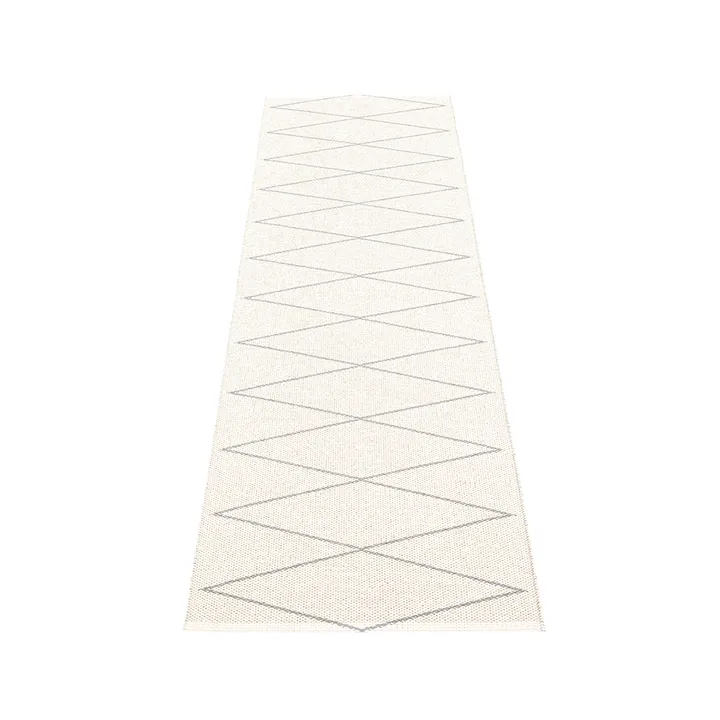 Max gångmatta - grey/vanilla, 70x240 cm - Pappelina