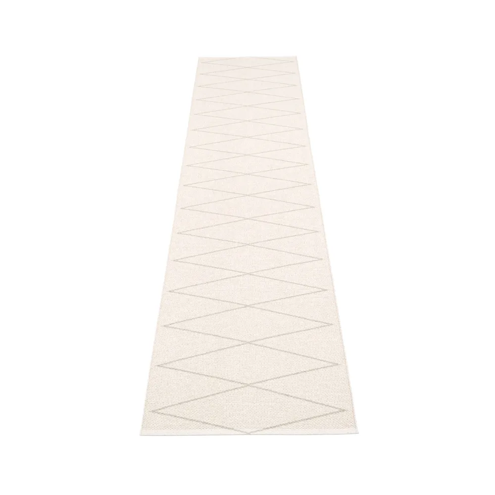 Max gångmatta, linen/vanilla, 70x320 cm Pappelina
