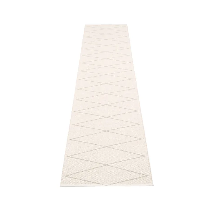 Max gångmatta - linen/vanilla, 70x400 cm - Pappelina