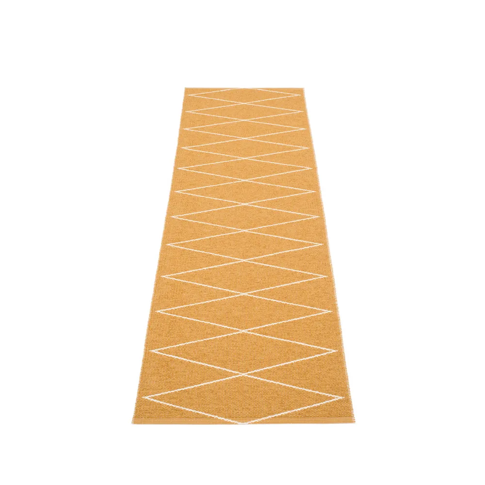 Max gångmatta, ochre/vanilla, 70x240 cm Pappelina