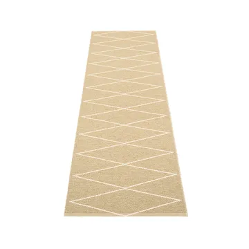 Max gångmatta - sand/vanilla, 70x320 cm - Pappelina