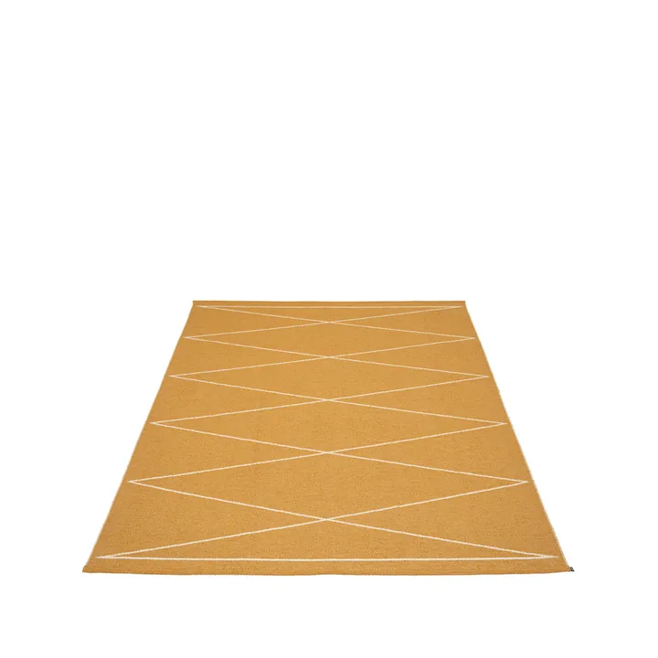 Max matta - ochre/vanilla, 180x260 cm - Pappelina