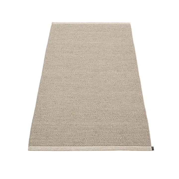 Mono gångmatta - dark linen/linen, 85x160 cm - Pappelina