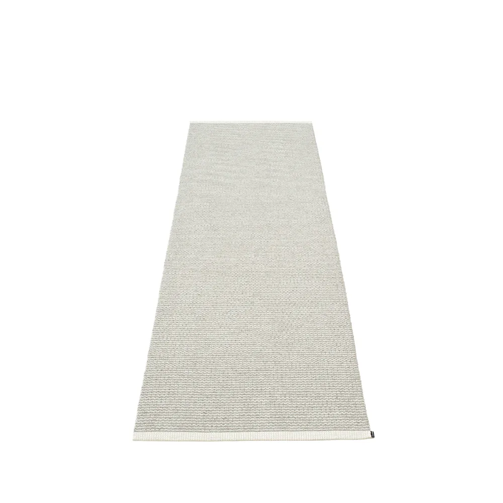 Mono gångmatta fossil grey/warm grey, 85x160 cm Pappelina
