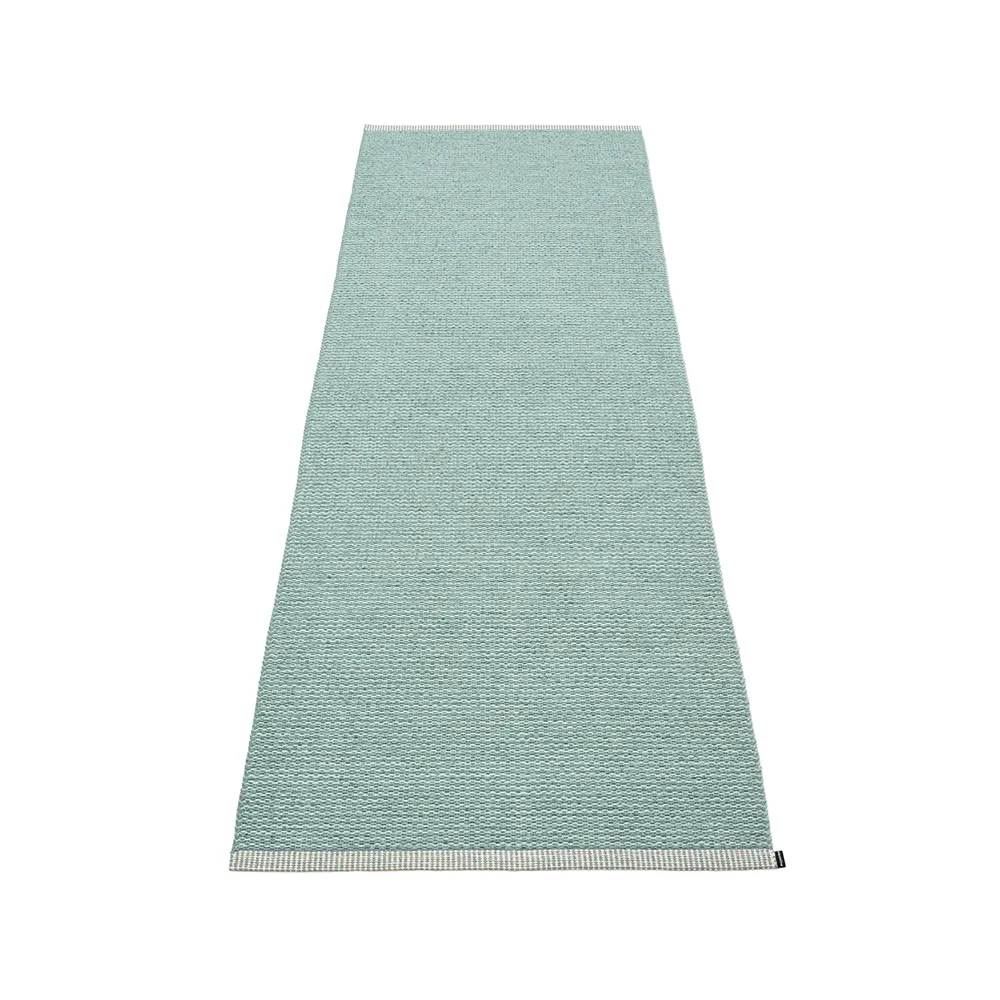 Mono gångmatta, haze/pale turquoise, 60x250 cm Pappelina