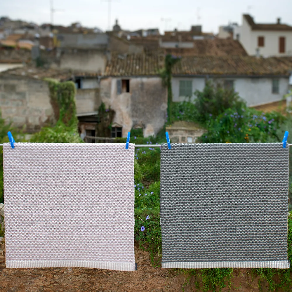 Mono gångmatta, haze/pale turquoise, 60x250 cm Pappelina