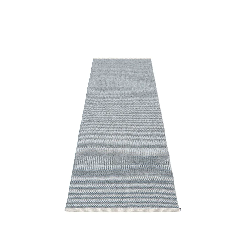 Mono gångmatta, storm/light grey, 85x260 cm Pappelina