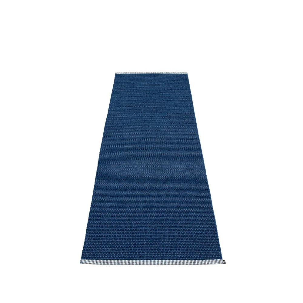 Mono matta, dark blue/denim, 85x260 cm Pappelina