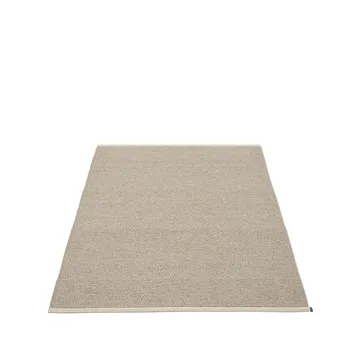 Mono matta - dark linen/linen, 180x300 cm - Pappelina