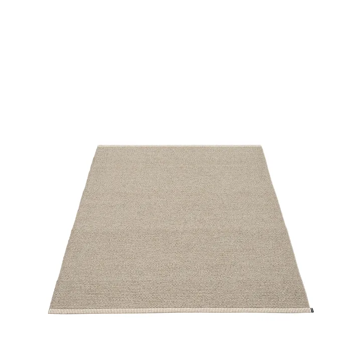 Mono matta - dark linen/linen, 180x300 cm - Pappelina