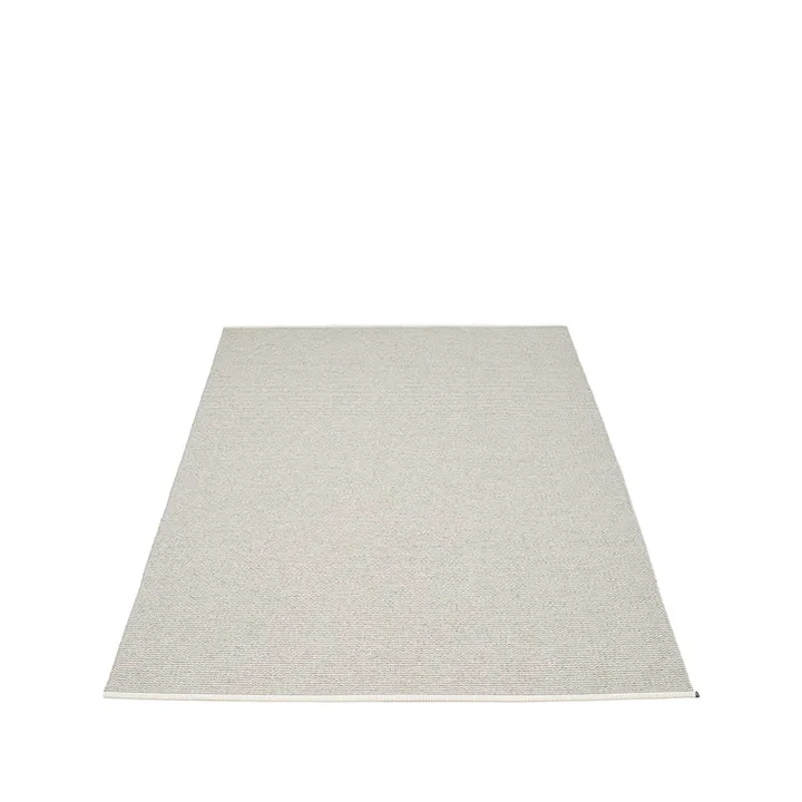 Mono matta - fossil grey/warm grey, 140x200 cm - Pappelina