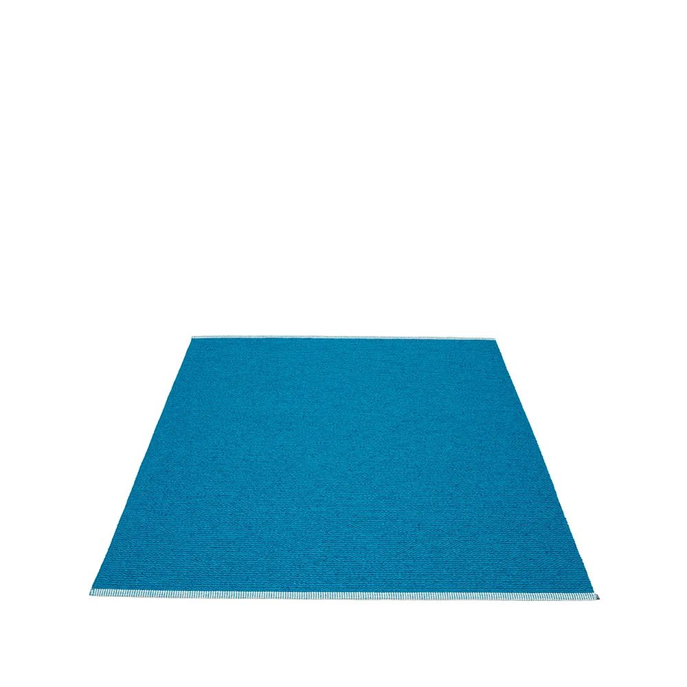 Mono matta, ocean blue/dove blue, 180x220 cm Pappelina