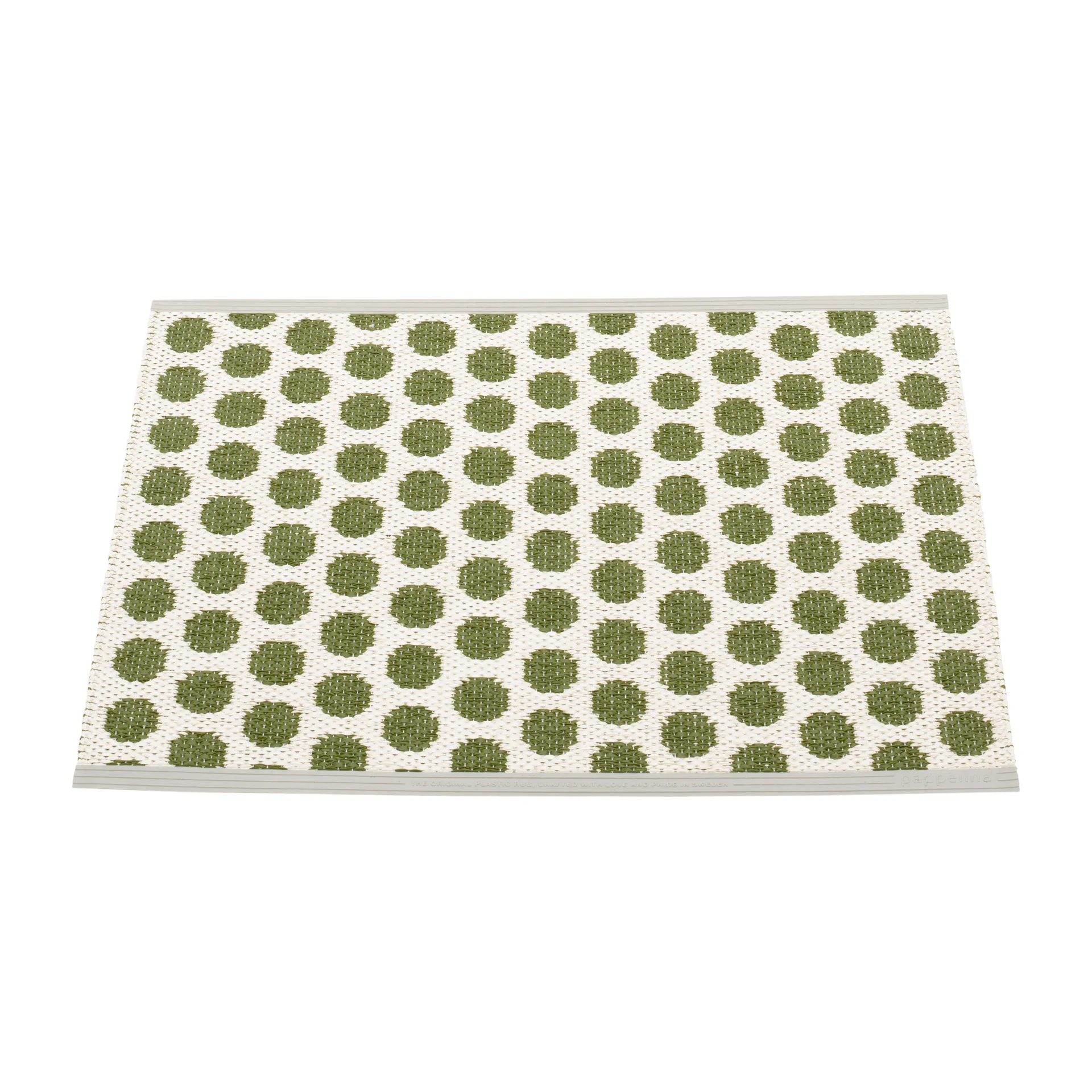 Noa badrumsmatta, Dark olive-vanilla, 50x70 cm Pappelina