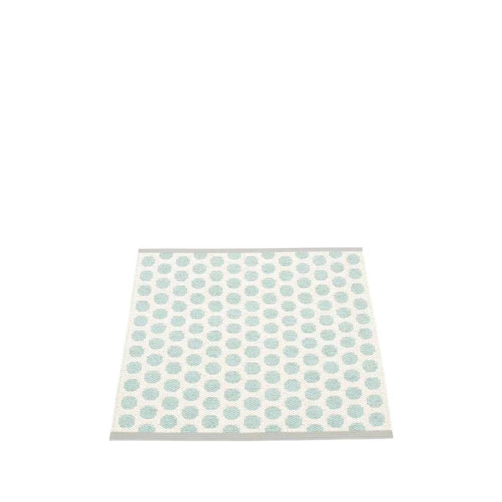 Noa badrumsmatta, pale turquoise/vanilla, 70x90 cm Pappelina