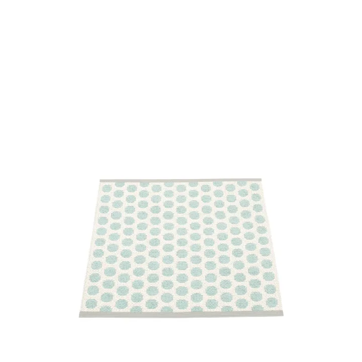 Noa badrumsmatta - pale turquoise/vanilla, 70x90 cm - Pappelina