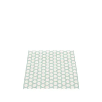 Noa badrumsmatta - pale turquoise/vanilla, 70x90 cm - Pappelina