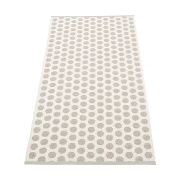 Noa gångmatta - Warm grey/grey stripes, 70x150 cm - Pappelina