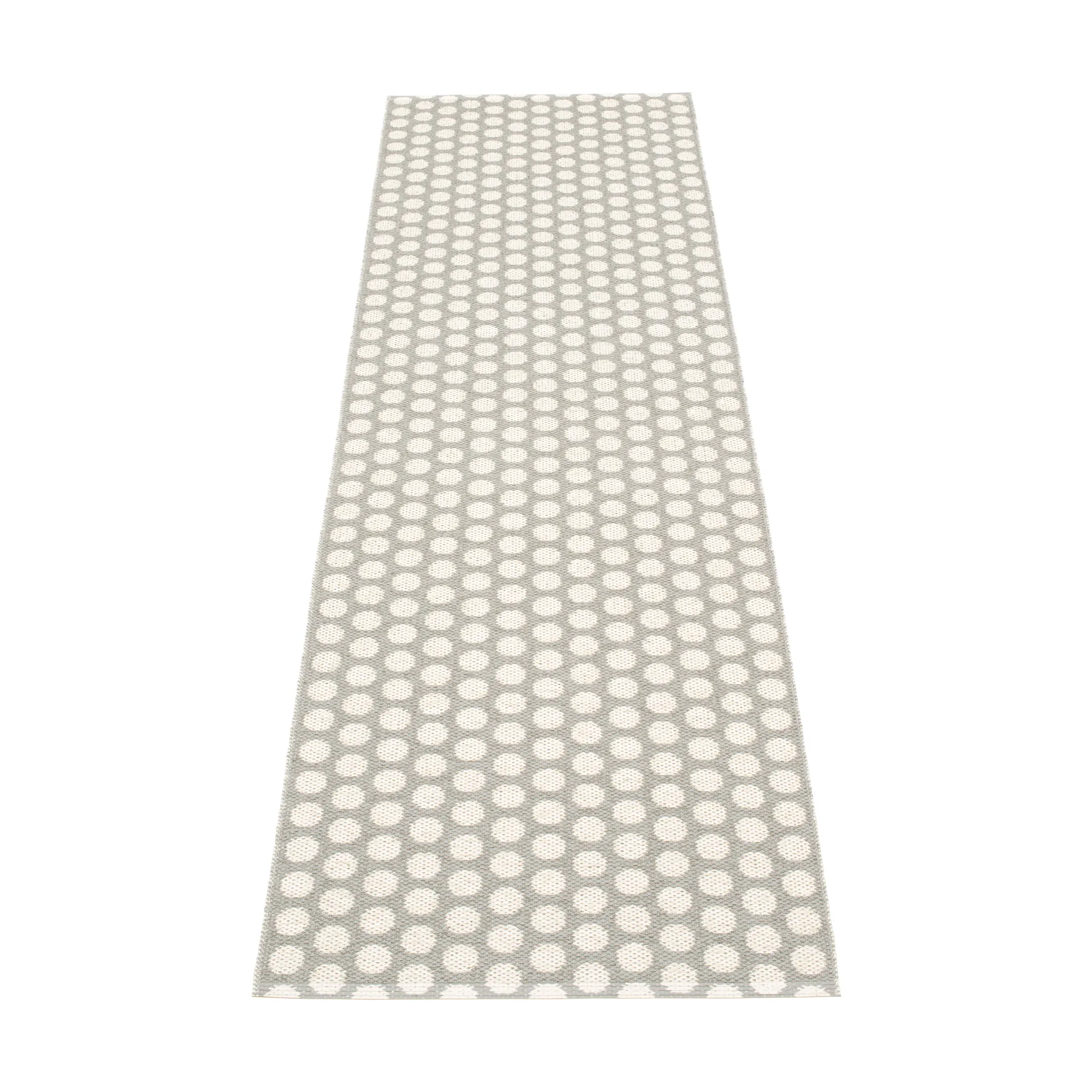 Noa gångmatta, Warm grey/grey stripes, 70x250 cm Pappelina
