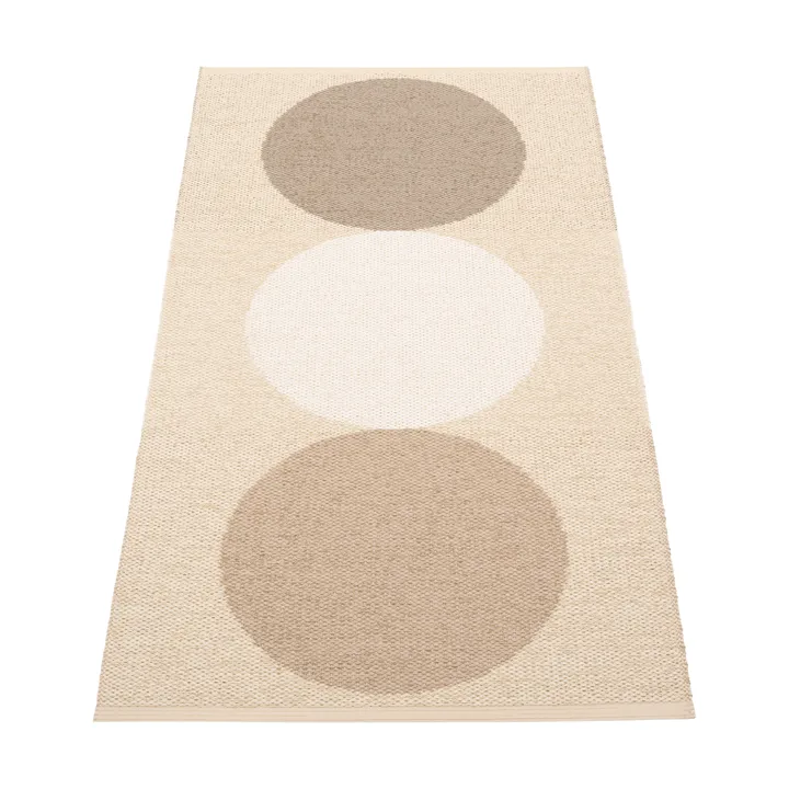 Otto gångmatta - Grain-cream, 70x140 cm - Pappelina