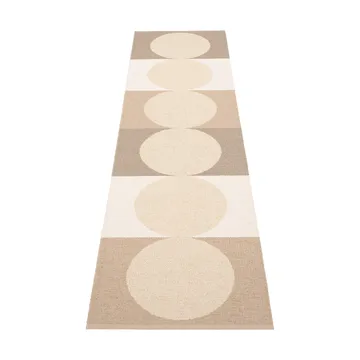 Otto gångmatta - Grain-cream, 70x280 cm - Pappelina