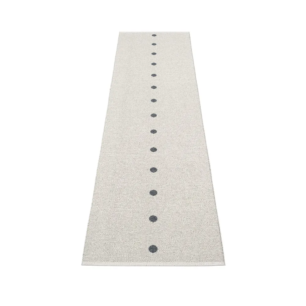 Peg gångmatta, granit/fossil grey, 70x280 cm Pappelina