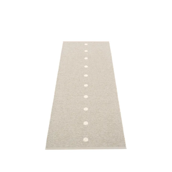 Peg gångmatta - linen/vanilla, 70x200 cm - Pappelina