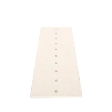 Peg gångmatta - linen/vanilla, 70x200 cm - Pappelina