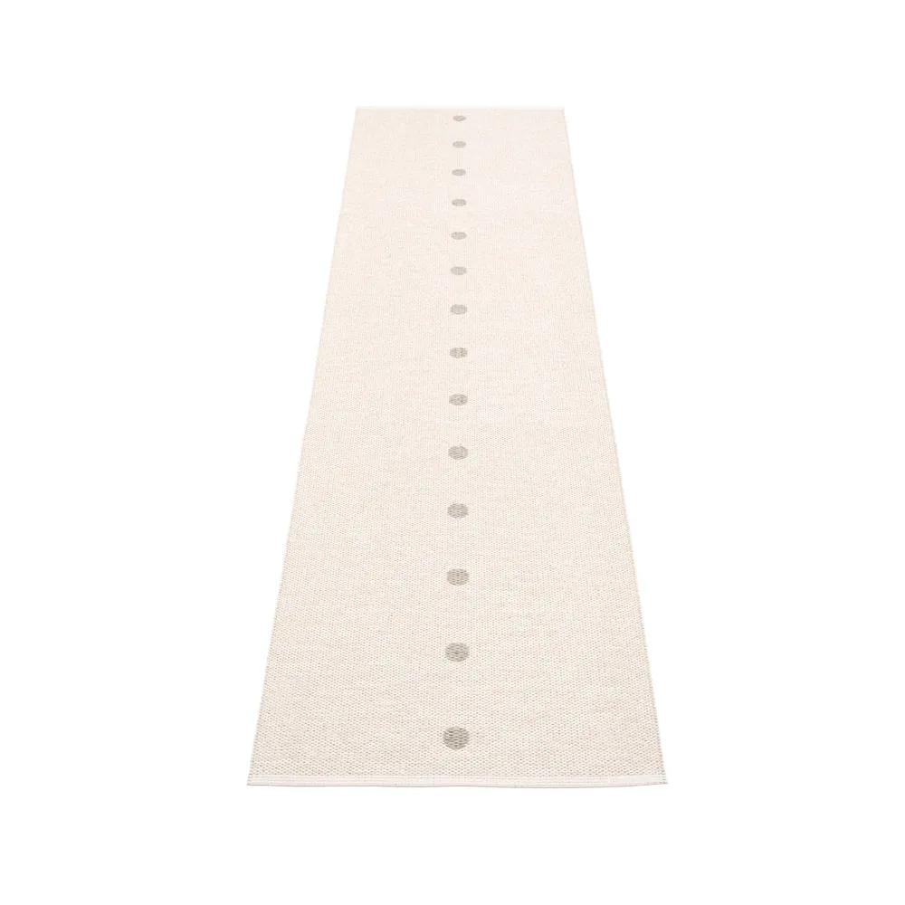 Peg gångmatta, linen/vanilla, 70x280 cm Pappelina