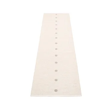 Peg gångmatta - linen/vanilla, 70x280 cm - Pappelina