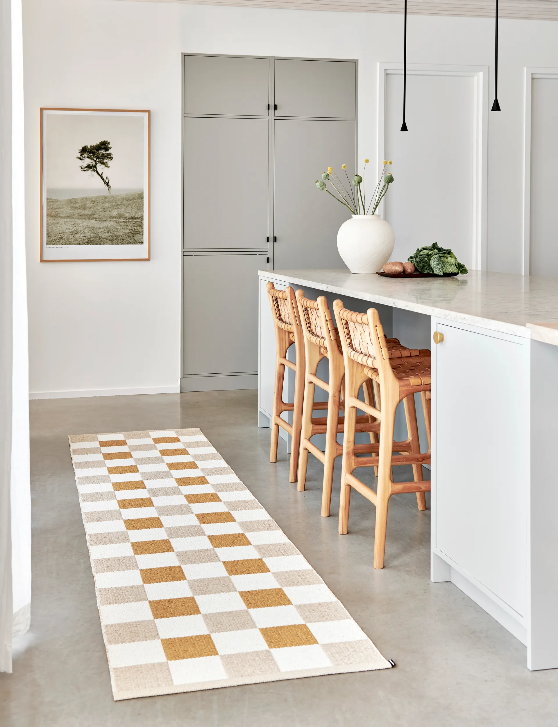 Pix gångmatta, Beige-vanilla 70x300 cm Pappelina