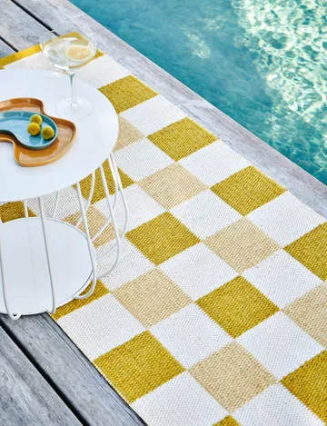 Pix gångmatta - Mustard-vanilla, 70x160 cm - Pappelina